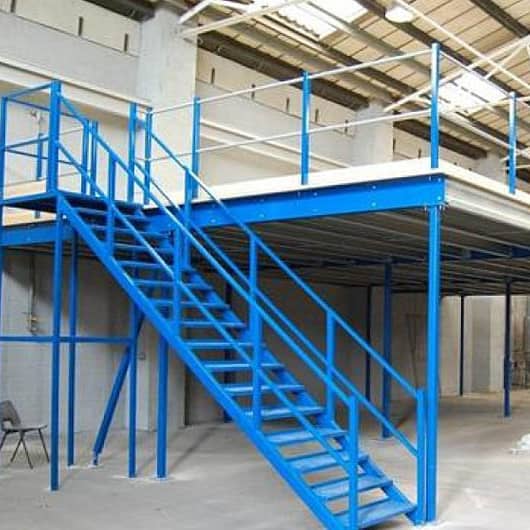 mezzanine floor storage solution